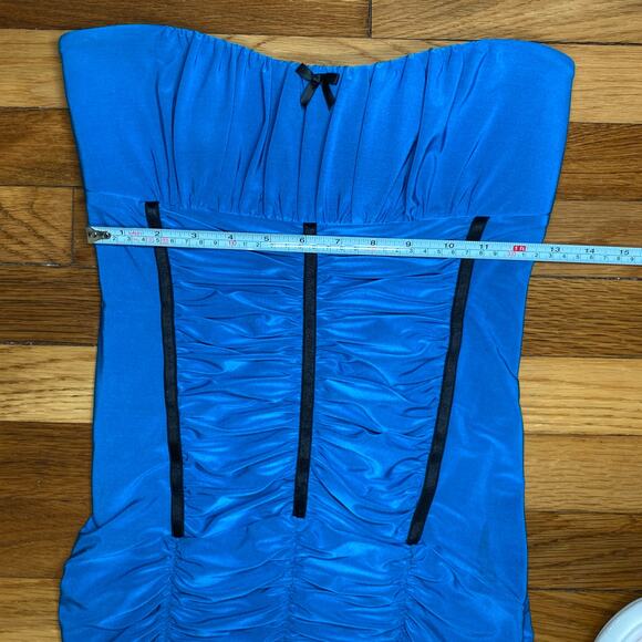 Y2K Vintage Icon Coquette Bodycon Dollette Homecoming formal strapless size M - Picture 11 of 12